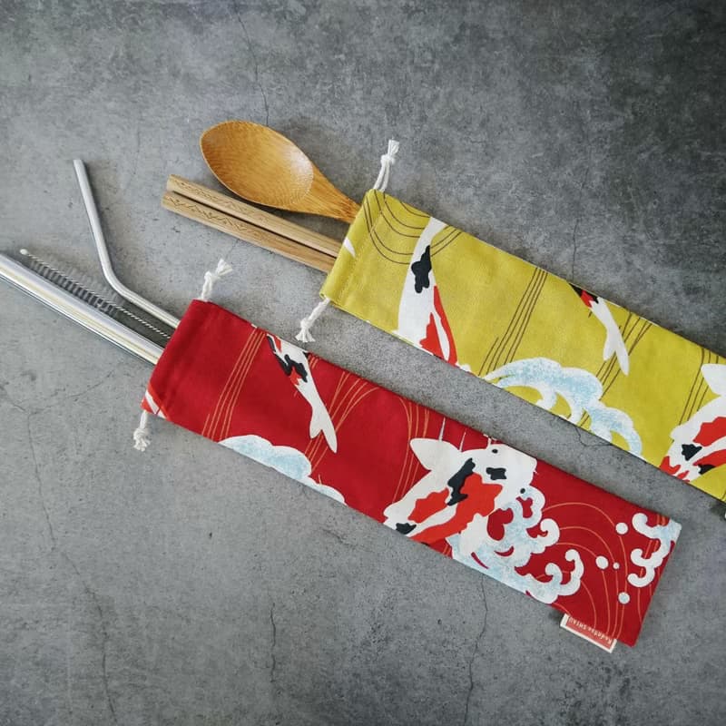 年年有魚 吸管套 筷套 4色