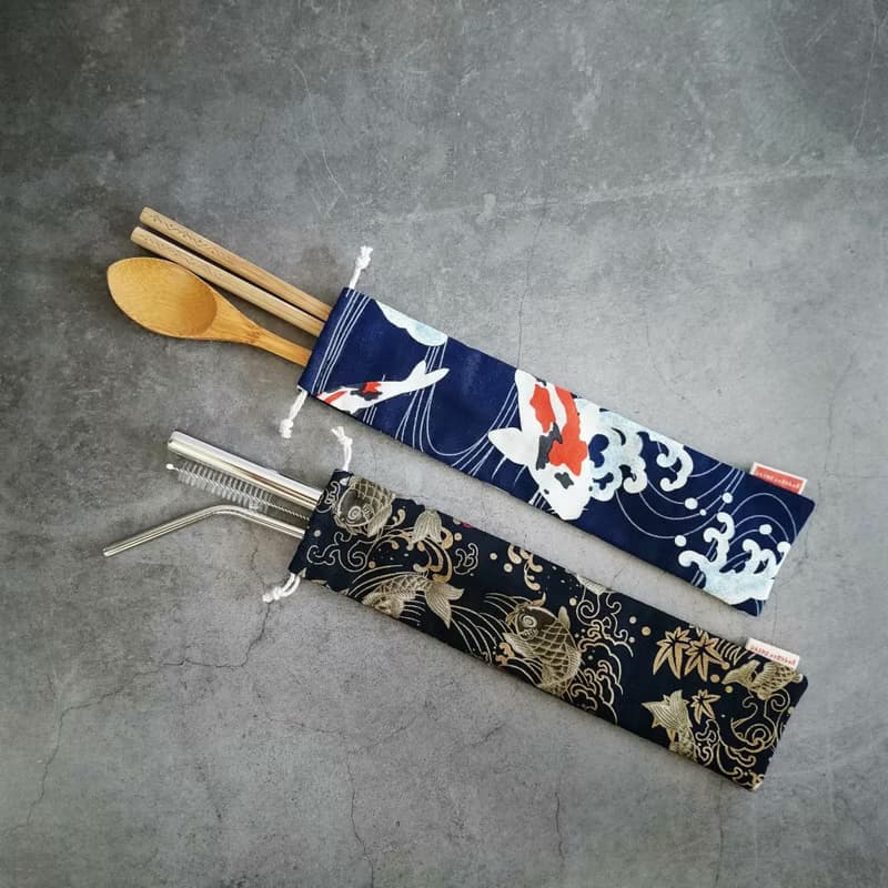 年年有魚 吸管套 筷套 4色