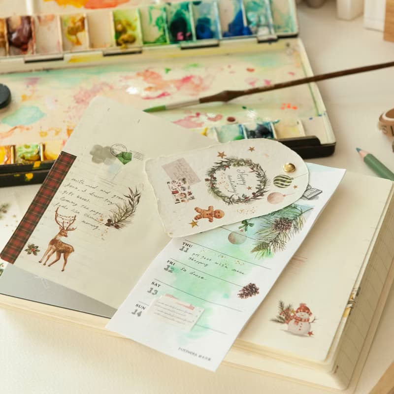 【Print-On Stickers 轉印貼紙】聖誕限定 No.27~30