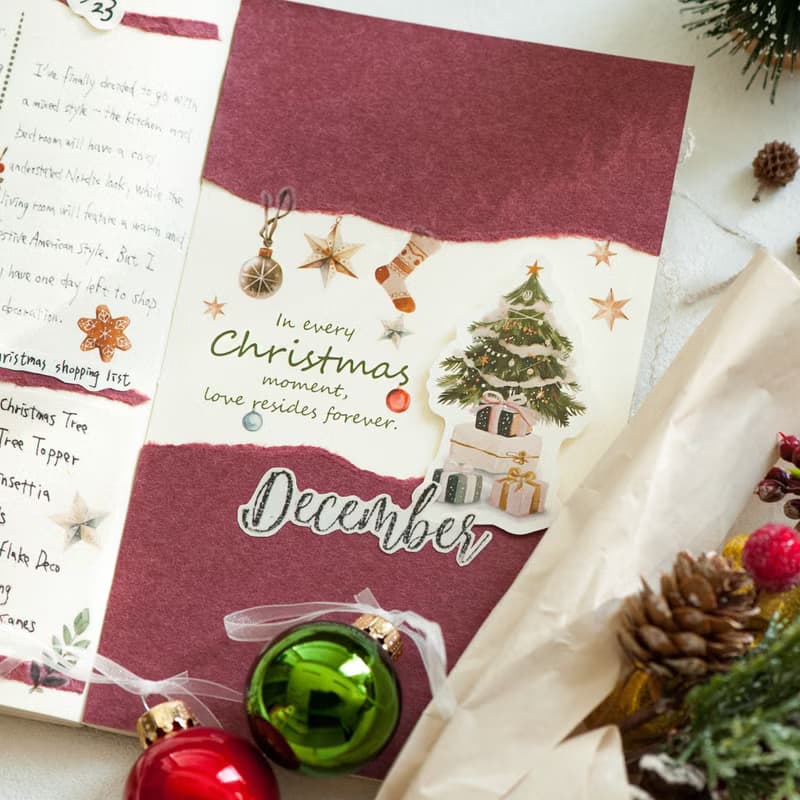 【Print-On Stickers 轉印貼紙】聖誕限定 No.27~30