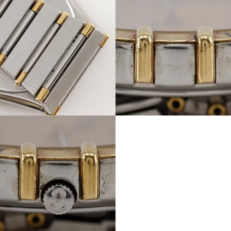 【日本直送】オメガ OMEGA コンステレーション 腕時計 cal.1438 SS クオーツ アナログ表示 ゴールド文字盤 メンズ【中古】