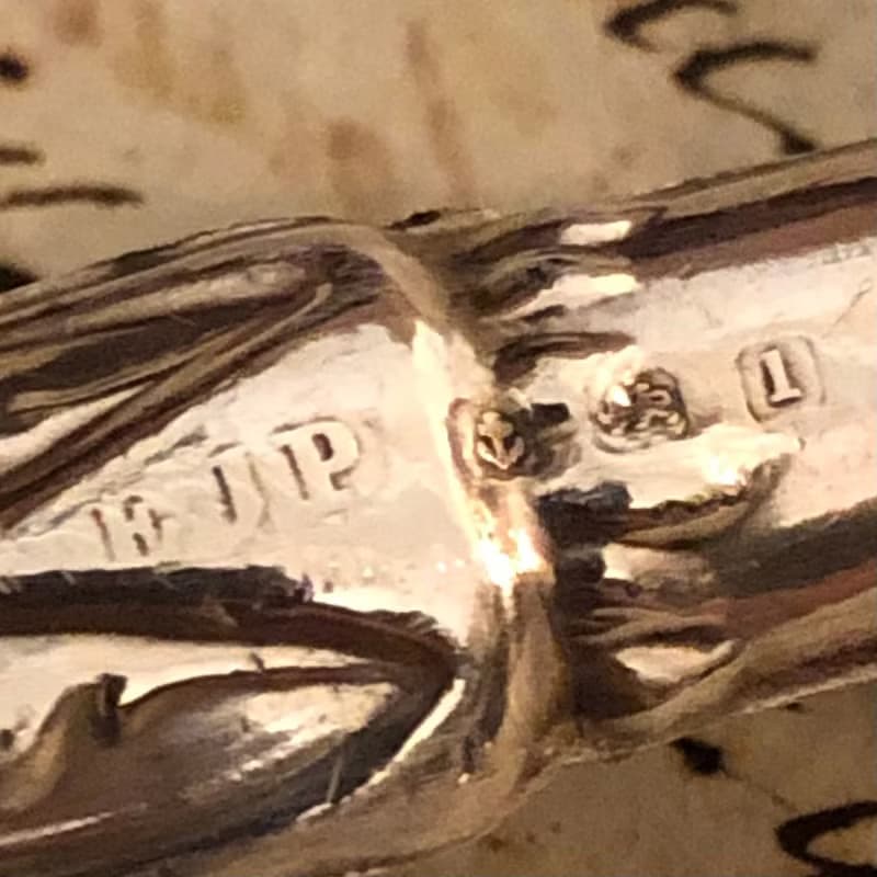 英國愛德華七世時期Birmingham百年浮雕純銀柄放大鏡