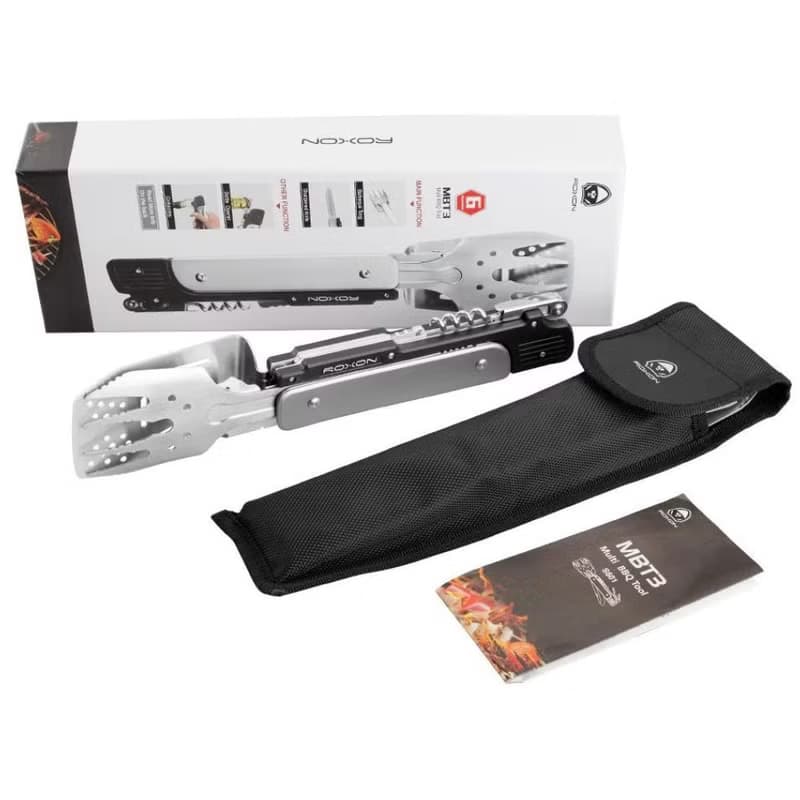 【6合1百變燒烤BBQ工具】鏟/叉/夾/刀/開瓶器 不鏽鋼折疊收納設計