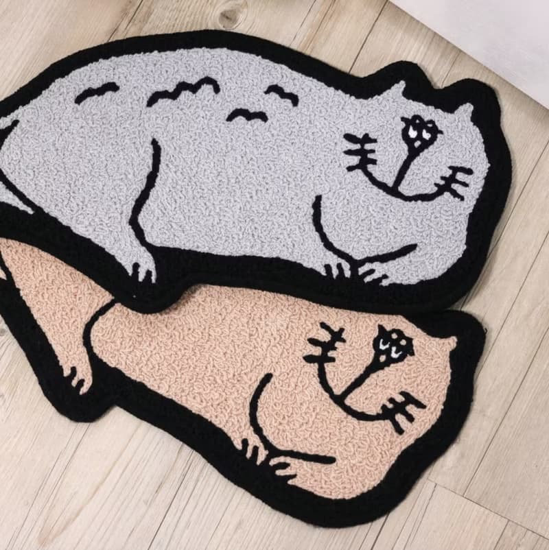 廢廢的吉普貓丨地墊、地毯