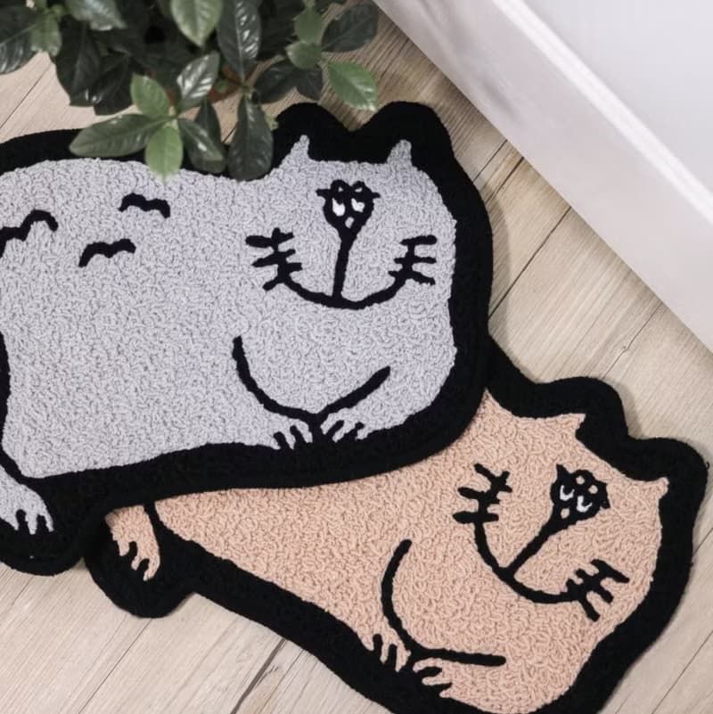 廢廢的吉普貓丨地墊、地毯