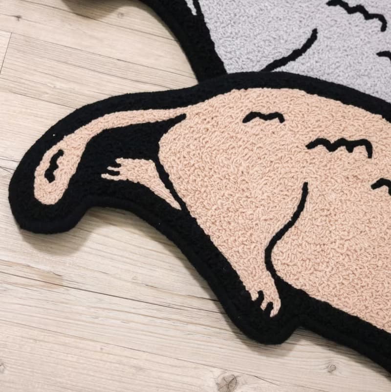 廢廢的吉普貓丨地墊、地毯