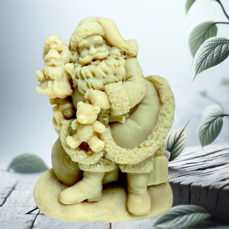 聖誔與泰迪草本手工皂 茜草沐浴洗顏皂
