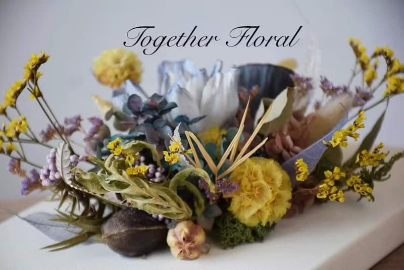 乾燥索拉花畫布壁飾