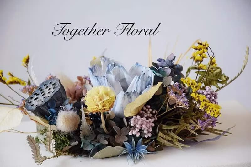 乾燥索拉花畫布壁飾