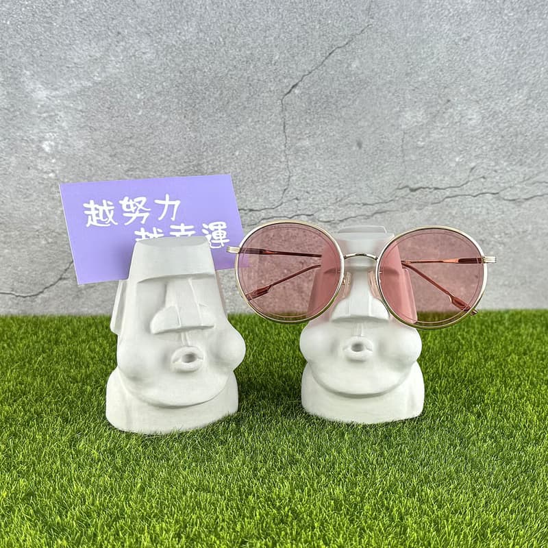 水泥摩艾 Moai－摩艾名片架 摩艾眼鏡架