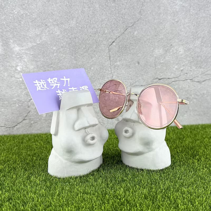 水泥摩艾 Moai－摩艾名片架 摩艾眼鏡架