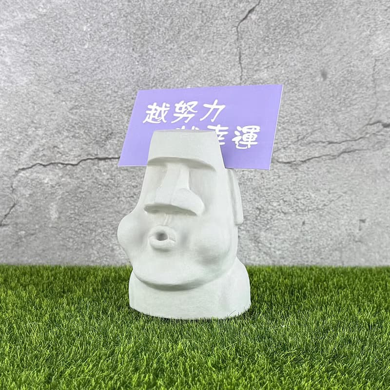 水泥摩艾 Moai－摩艾名片架 摩艾眼鏡架