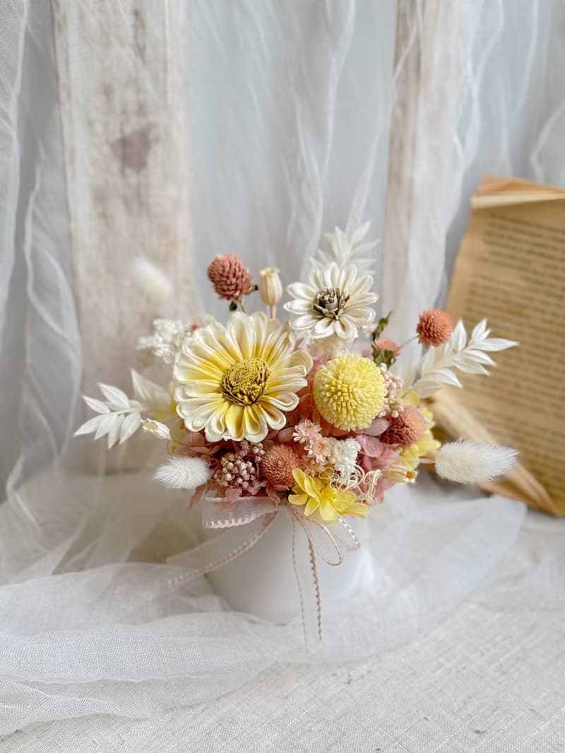 永生花乾燥花  擴香桌花 擺飾 喬遷禮 開店禮 升遷禮 新居禮