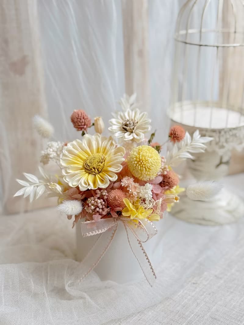 永生花乾燥花  擴香桌花 擺飾 喬遷禮 開店禮 升遷禮 新居禮