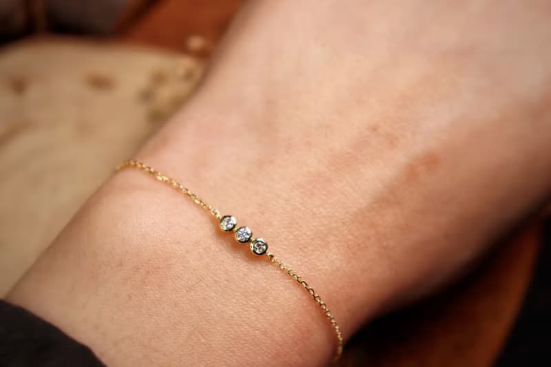 【華凜 akari】三顆鑽手鍊/現貨