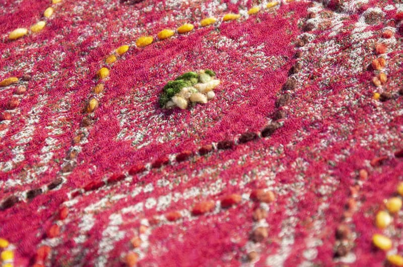 喀什米爾Cashmere/水煮羊毛披肩/針織圍巾/刺繡圍巾/羊絨披巾-花