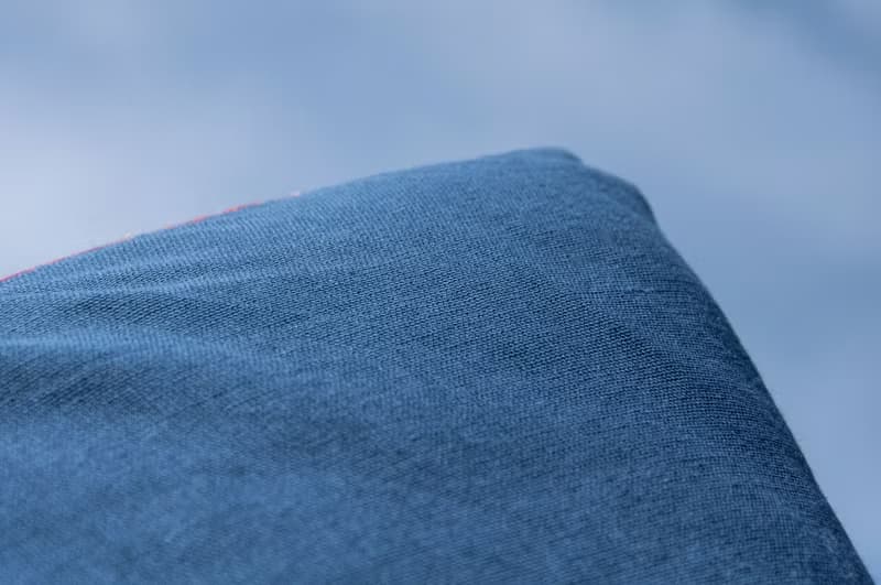 花朵刺繡抱枕套 純棉抱枕套 民族風抱枕套-法式風時尚藍花朵森林