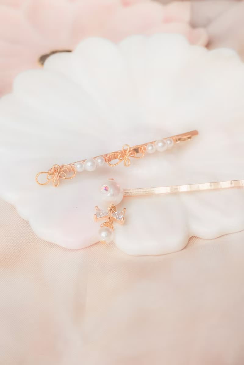 ZODIAC: 金牛 X 牽牛花 / 暮霞牽牛花鍍金髮夾 (大號 / 小號)
