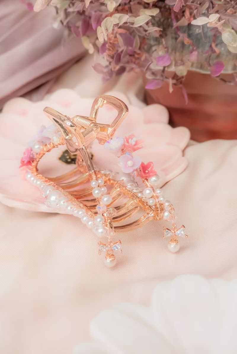 ZODIAC: 金牛 X 牽牛花 / 暮霞牽牛花鍍金髮夾 (大號 / 小號)