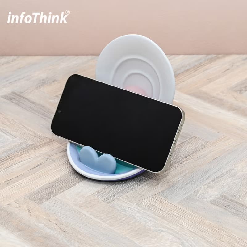 【超萌辦公小物】小牡蠣公仔多功能手機支架