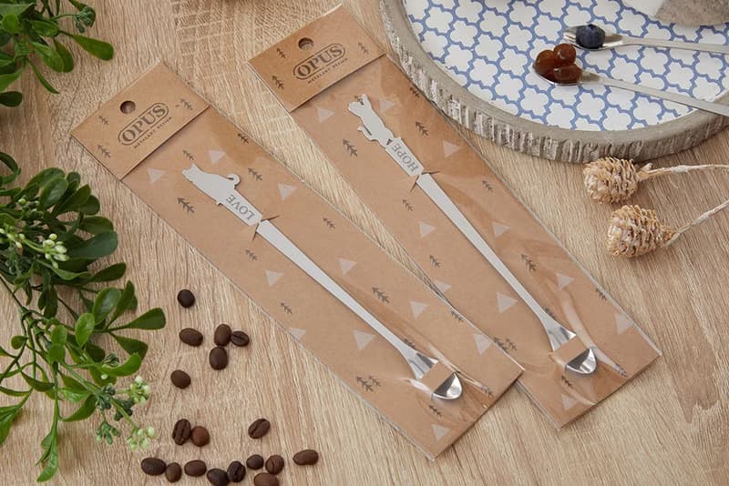 【OPUS東齊金工】當貓咪來攪和-Love&Hope/不鏽鋼長匙/母親節禮物