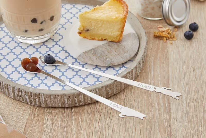 【OPUS東齊金工】當貓咪來攪和-Love&Hope/不鏽鋼長匙/母親節禮物