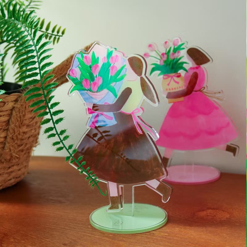 春之花束 桌面立牌亞克力便簽夾