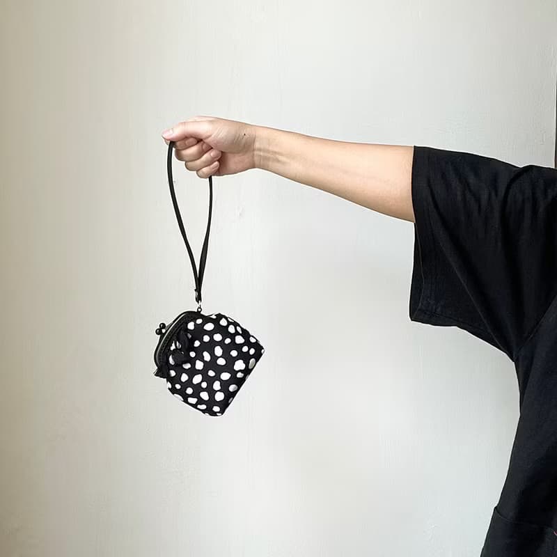 時尚流蘇大麥町塑膠口金包/零錢包