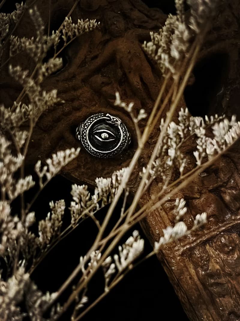【埃及系列】荷魯斯之眼 Eye of Horus Silver /純銀/戒指/情人對