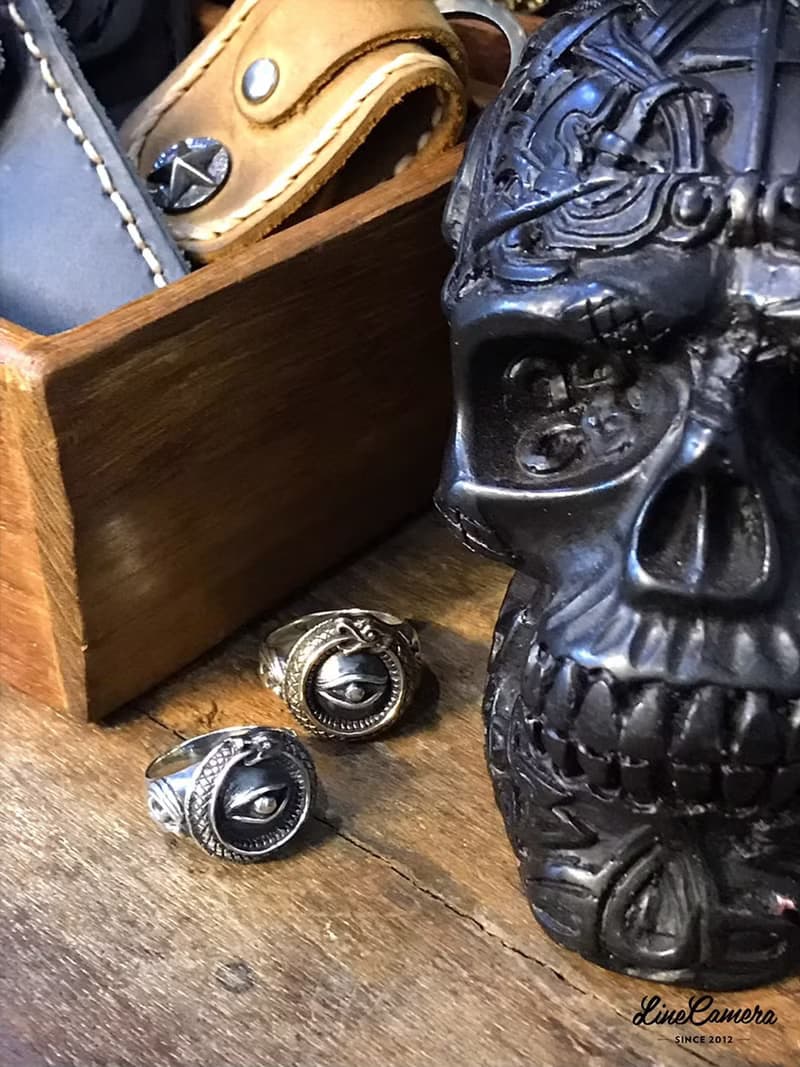 【埃及系列】荷魯斯之眼 Eye of Horus Silver /純銀/戒指/情人對