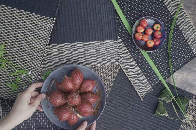 Set 2, black white grid Housewarming Gifts placemat, table mat, jute platemat