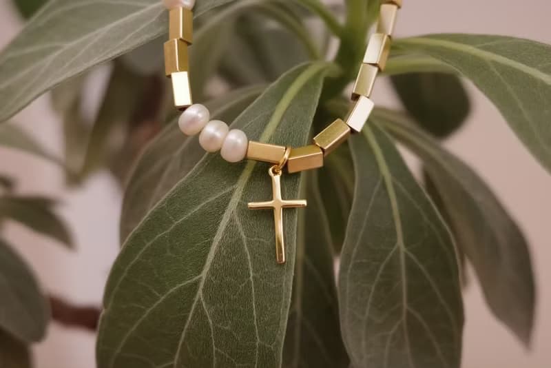 三顆珍珠黏緊緊手鍊