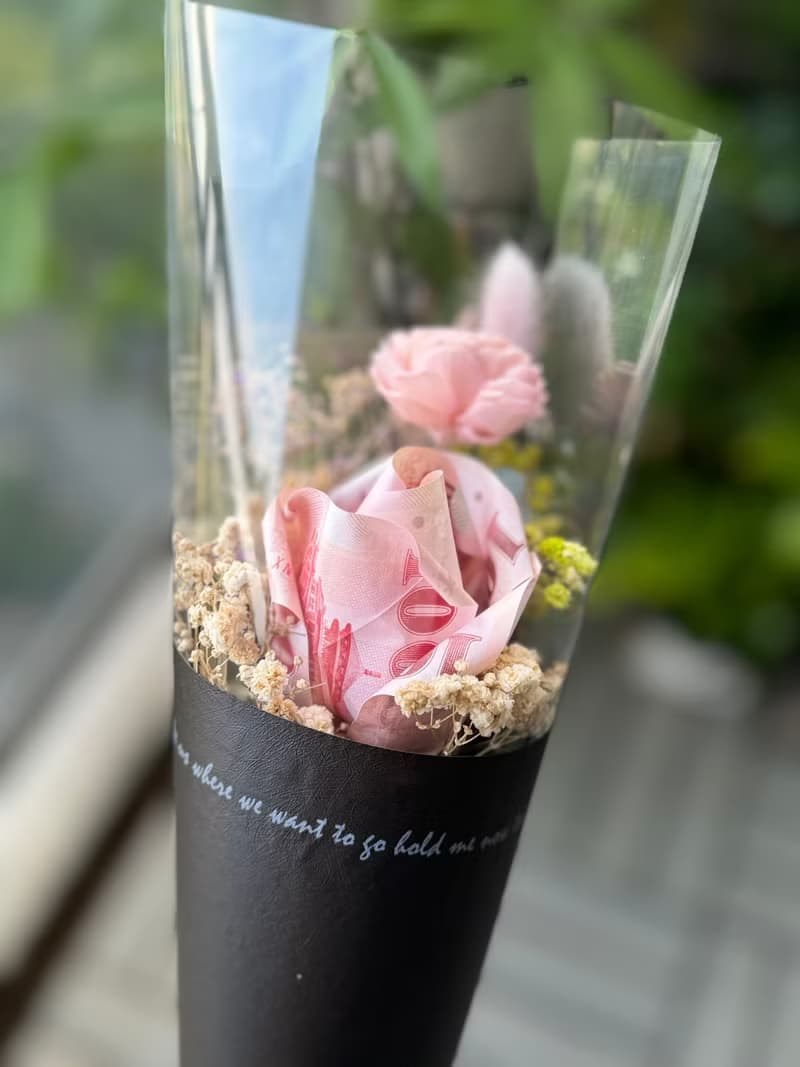 有錢花 鈔票花 單朵包裝 真鈔需另外支付
