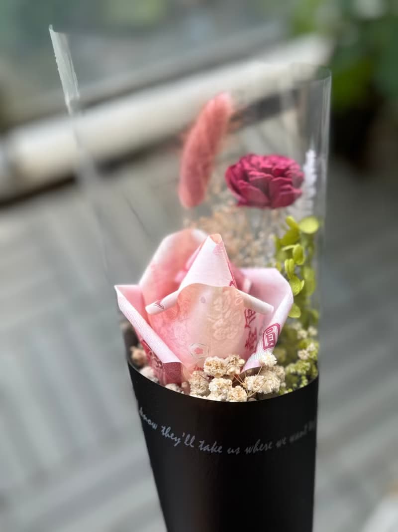 有錢花 鈔票花 單朵包裝 真鈔需另外支付