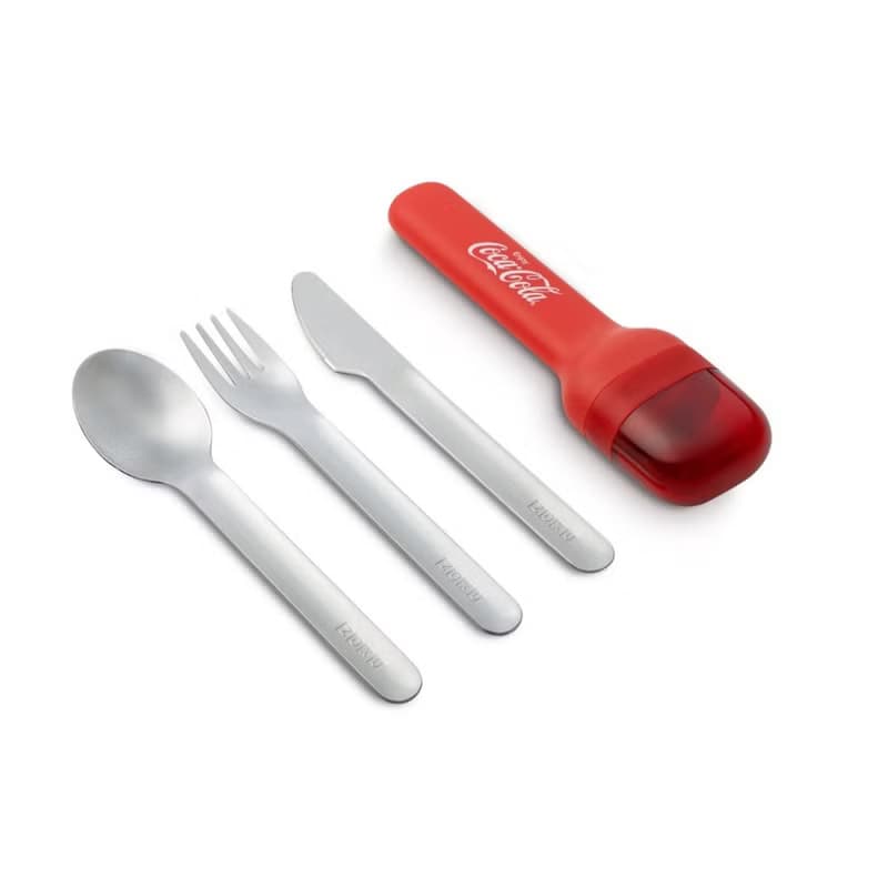 ZOKU 可口可樂隨行不鏽鋼餐具組