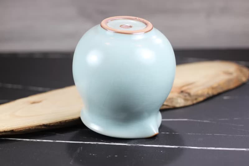 【送禮好物】360~400ml 汝窯無把 手拉坯 咖啡下壺 茶海 公道杯