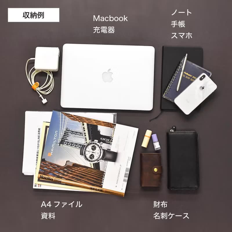 日本設計 真皮後背包 筆電包 防水 強收納力 耐用縫合技術 黑色