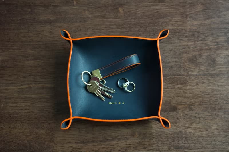 Leather Tray Gift - Leather tray for Wedding Gifts, Husband