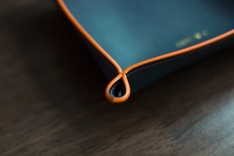 Leather Tray Gift - Leather tray for Wedding Gifts, Husband