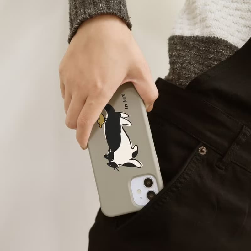【手機掛繩】賓士貓與麻吉 可拆式 iPhone 防摔 背繩手機殼