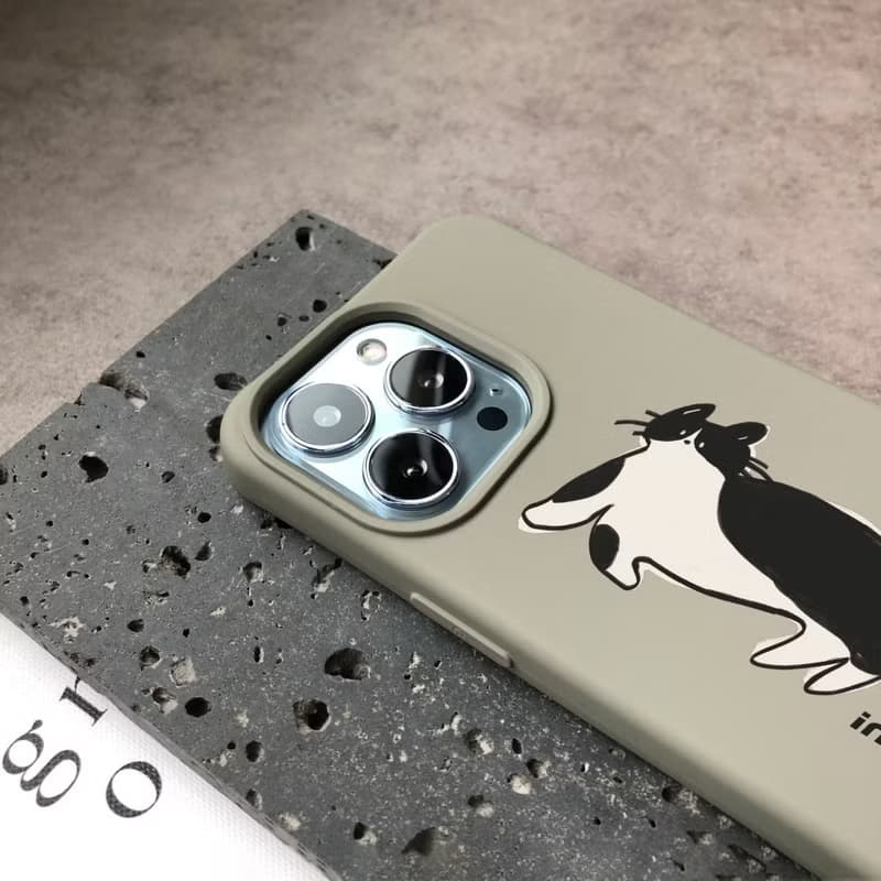 【手機掛繩】賓士貓與麻吉 可拆式 iPhone 防摔 背繩手機殼