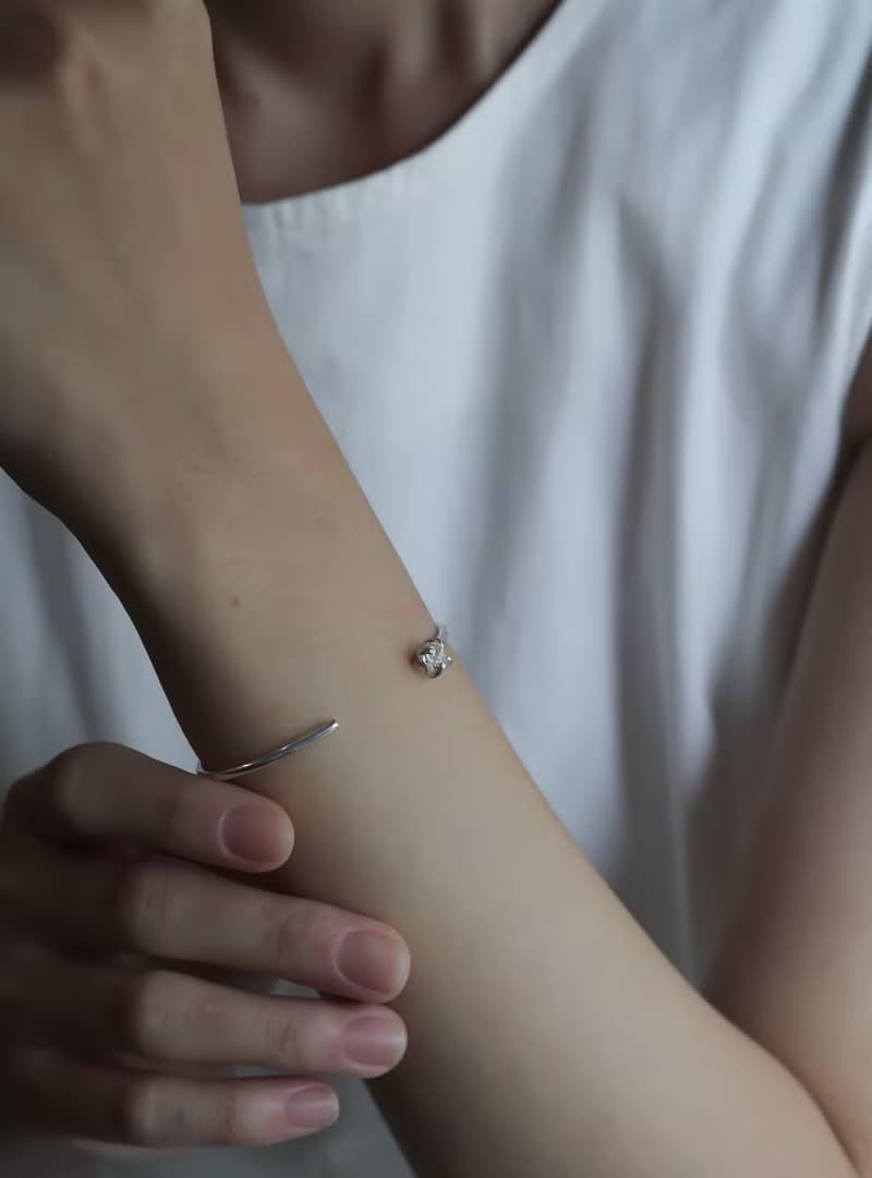 Herkimer Diamond 赫基蒙裸鑽 / 單鑽手環 禮物包裝