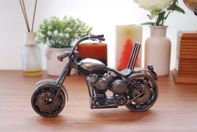One-Of-A-Kind Labor day Gift Idea, Chopper (B) Motorcycle Welding sculptures