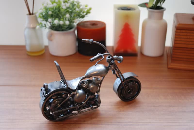 One-Of-A-Kind Labor day Gift Idea, Chopper (B) Motorcycle Welding sculptures