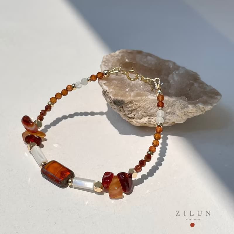 │輕奢│希望物語 • 天然石 • 寶石手鍊 • 14K注金 • 包金