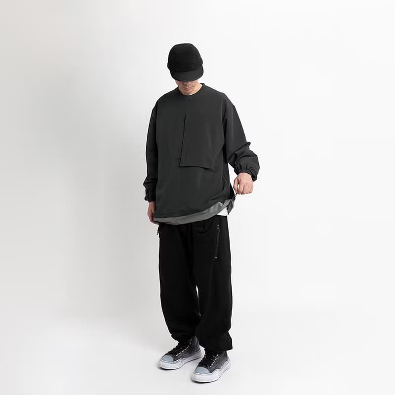 Double Layer Hem Sweat Crewneck層疊下擺運動罩衫 2色入