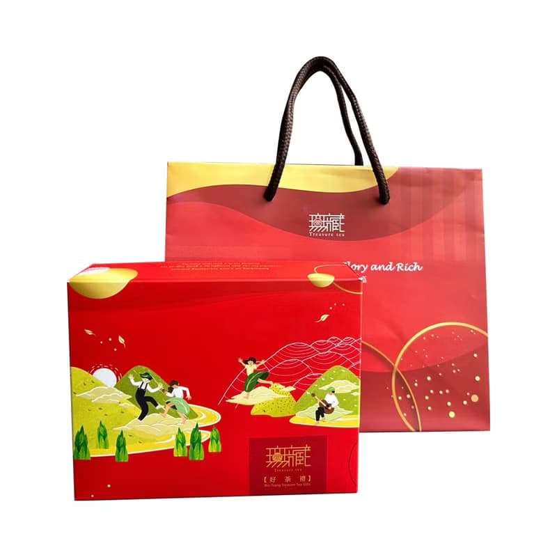 P3【無藏】端午公益禮盒 台灣風味茶茶包5入裝高罐二入禮盒(紅盒)