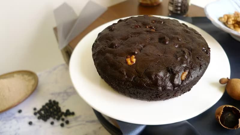 — 無 麩 質 —核桃桂圓布朗尼