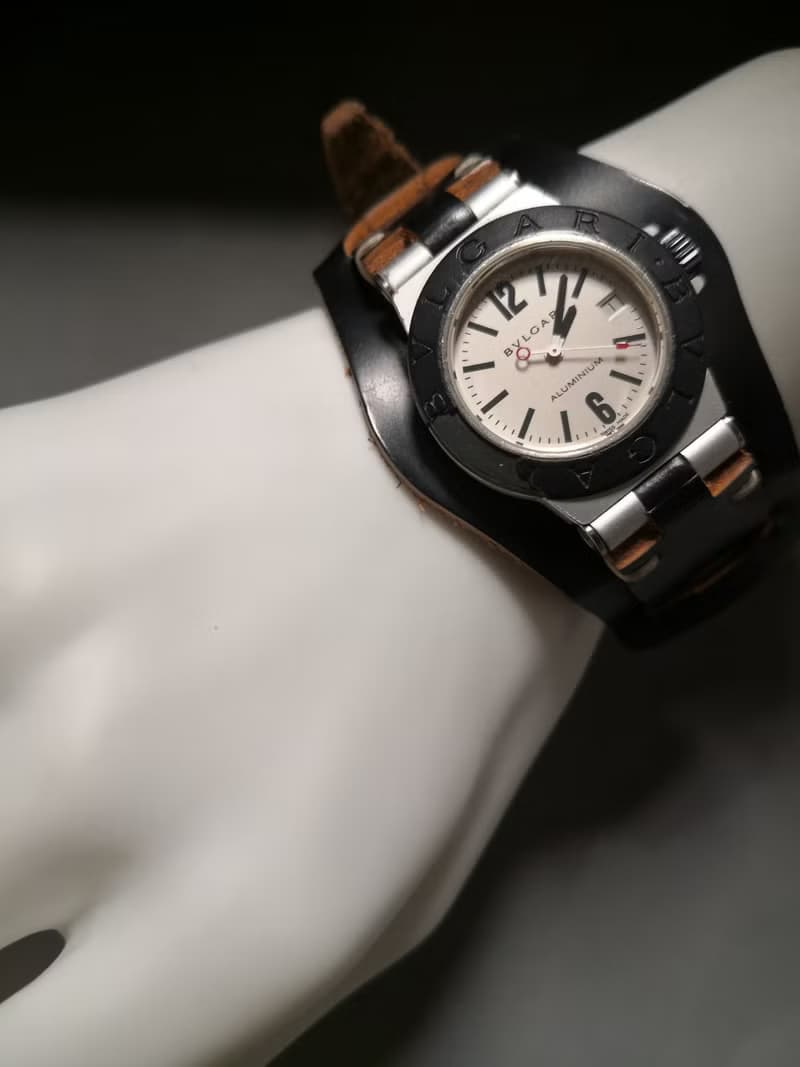 Bulgari寶格麗 自動上鍊女表/手工錶帶