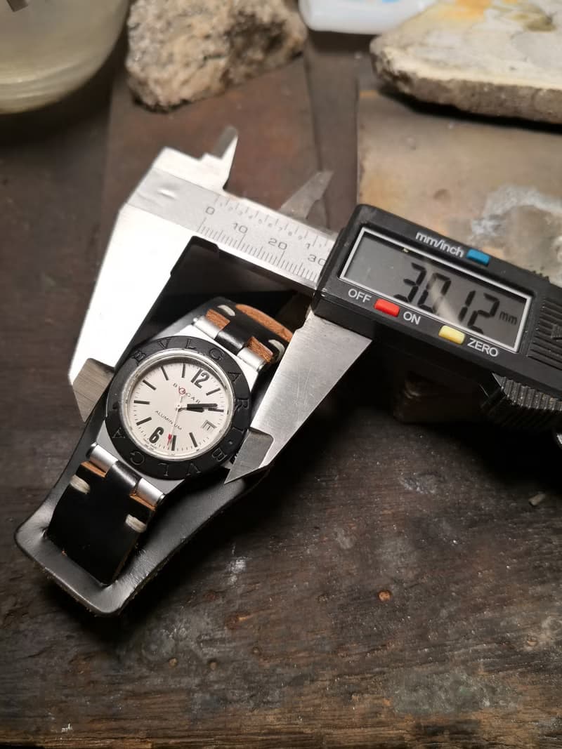 Bulgari寶格麗 自動上鍊女表/手工錶帶
